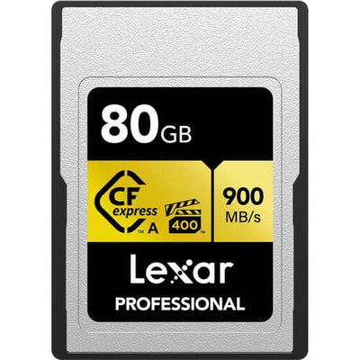 Lexar 80GB Professional CFexpress™ Type A card Gold Series