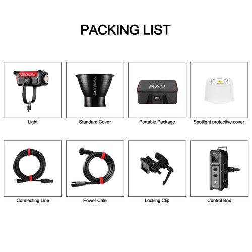 GVM Pro SD650B Bi-Color LED Monolight (650W)