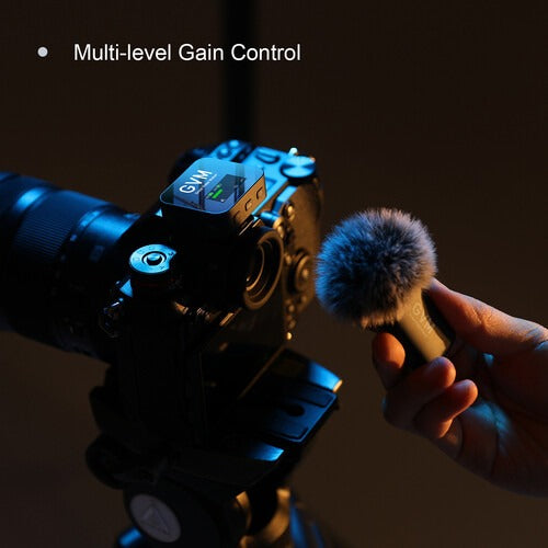 GVM-MIC LM2 2-Person Wireless Microphone System for Cameras and Smartphones (2.4 GHz)