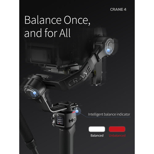 Zhiyun CRANE 4 3-Axis Handheld Gimbal Stabilizer