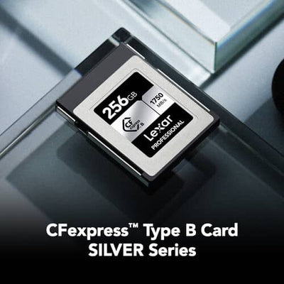 Lexar 256GB Professional CFexpress™ Type B card Silver Serie
