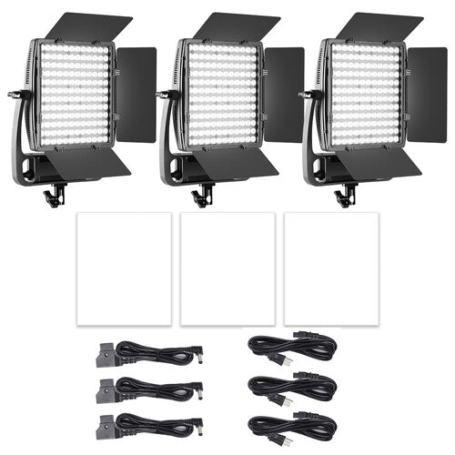 GVM LT100S Bi-Color LED Panel (3-Light Kit)