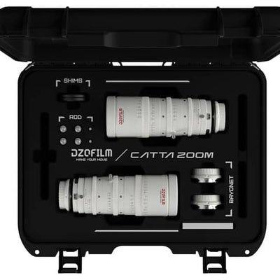 DZOFilm Catta FF 18-35/35-80mm T2.9 Cine 2-Lens Bundle (Sony E, White) 