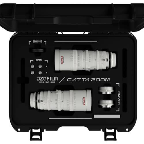 DZOFilm Catta FF 18-35/35-80mm T2.9 Cine 2-Lens Bundle (Sony E, White) 