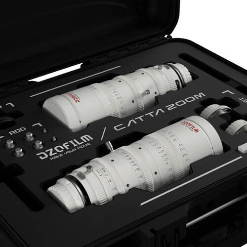 DZOFilm Catta FF 18-35/35-80mm T2.9 Cine 2-Lens Bundle (Sony E, White) 