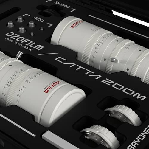 DZOFilm Catta FF 18-35/35-80mm T2.9 Cine 2-Lens Bundle (Sony E, White) 