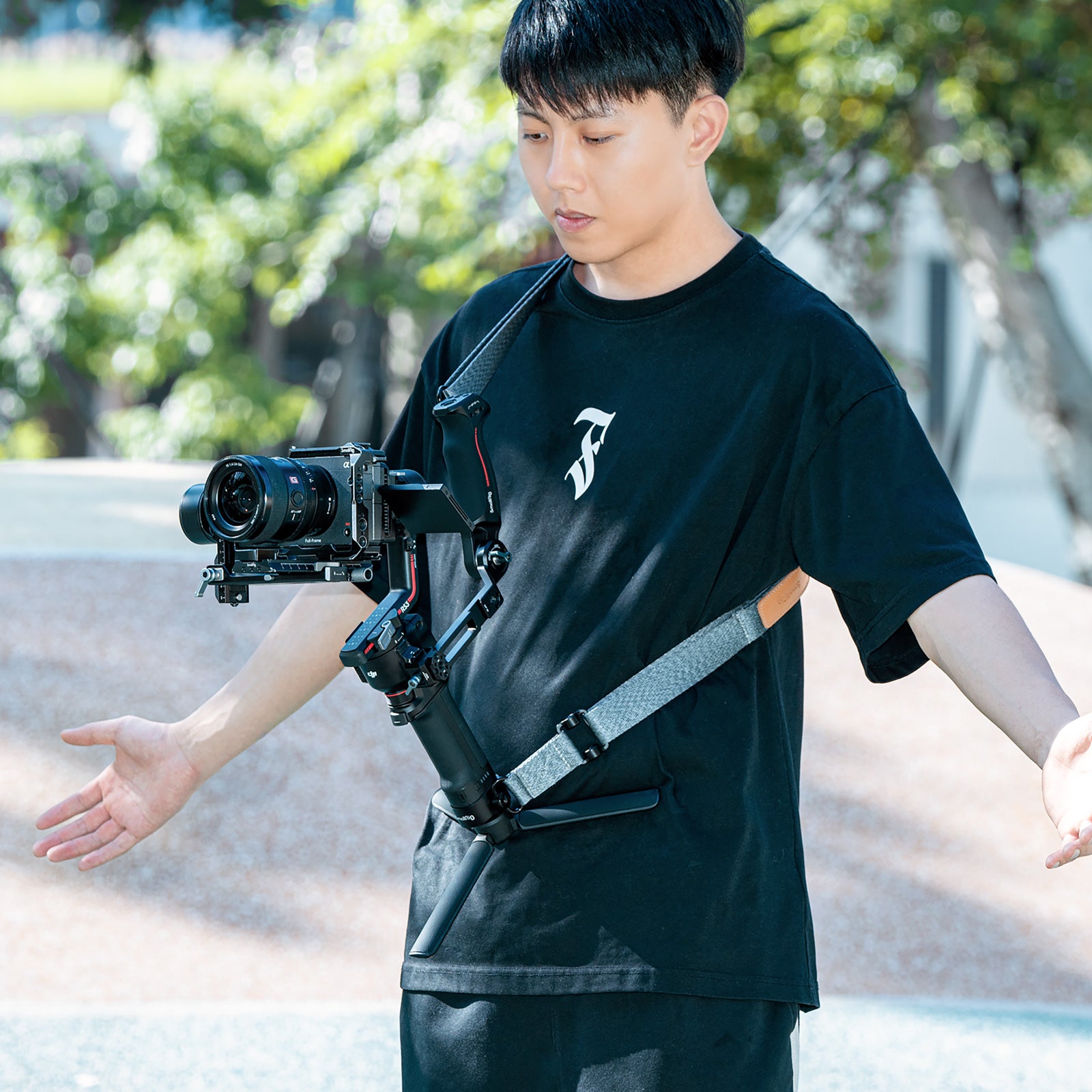 SmallRig Weight-Reducing Shoulder Strap for DJI RS 2 / 3 / 3 Pro