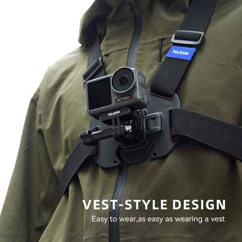TELESIN Vest Chest Strap v2 for Action Cameras