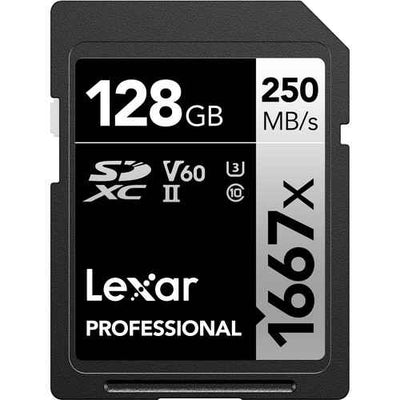 Lexar Professional 1667x SDXC™ UHS-II Card SILVER Series - 128 GB