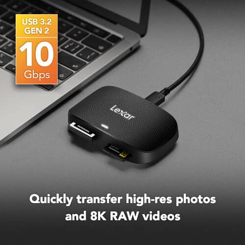 Lexar CFexpress™ Type B / SD™ USB 3.2 Gen 2 Reader