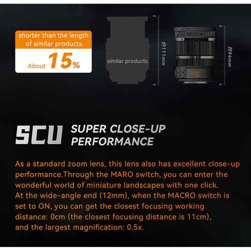 Yongnuo 12-35mm f/2.8-4M Lens (Micro Four Thirds)