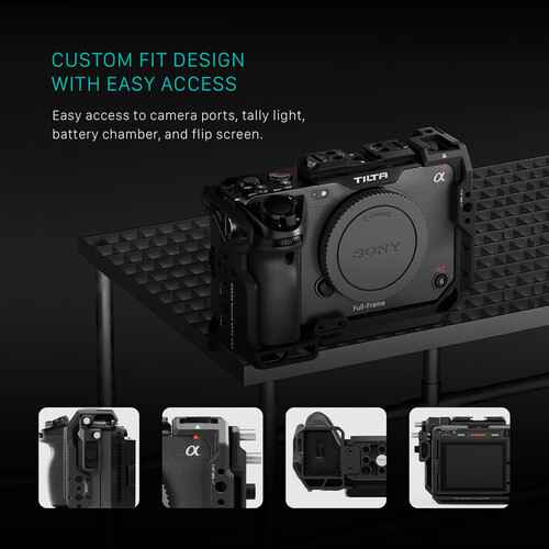 Tilta Camera Cage Basic Kit v2 for Sony FX3 and FX30 Black (TA-T16-A-B)