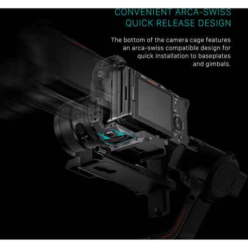Tilta Camera Cage Basic Kit v2 for Sony FX3 and FX30 Black (TA-T16-A-B)