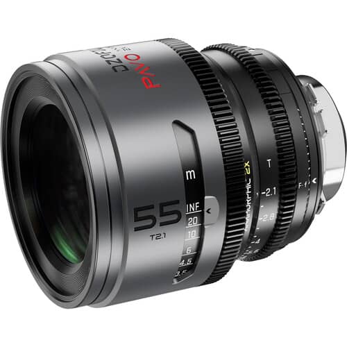 DZOFilm PAVO 2x Anamorphic 32/55 T2.1and 100mm T2.4 3-Lens Set (Neutral Coating, PL/EF Mount, Feet)
