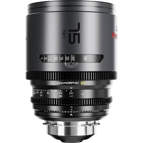 DZOFilm PAVO 2x Anamorphic 28/40/75mm T2.1 3-Lens Set (Neutral Coating, PL/EF Mount, Feet)