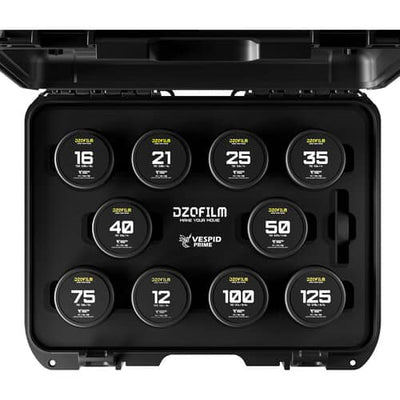 DZOFilm VESPID Prime Cine 10-Lens Kit (ARRI PL and Canon EF)