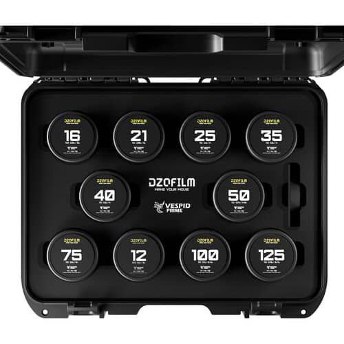 DZOFilm VESPID Prime Cine 10-Lens Kit (ARRI PL and Canon EF)