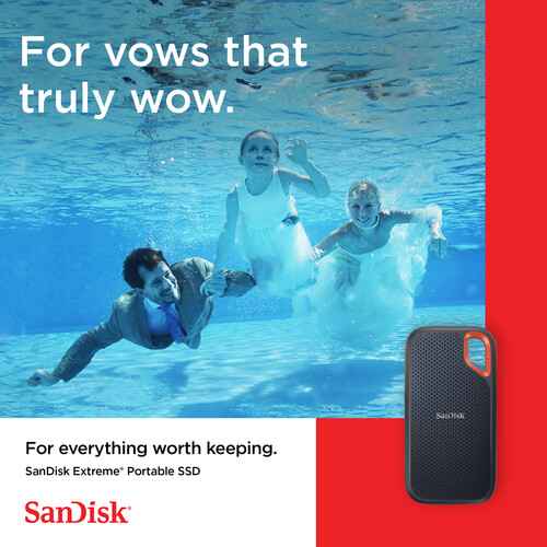 SanDisk 1TB Extreme Portable SSD V2 (Black)