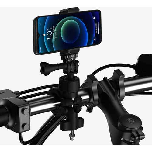 TELESIN Universal Handlebar Clamp with 360° Ball Head