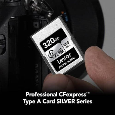 Lexar 320GB Professional CFexpress™ Type A card Silver