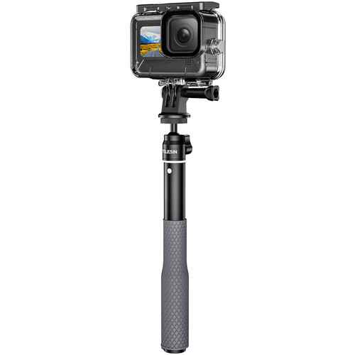 TELESIN Aluminum Alloy Extendable Selfie Stick