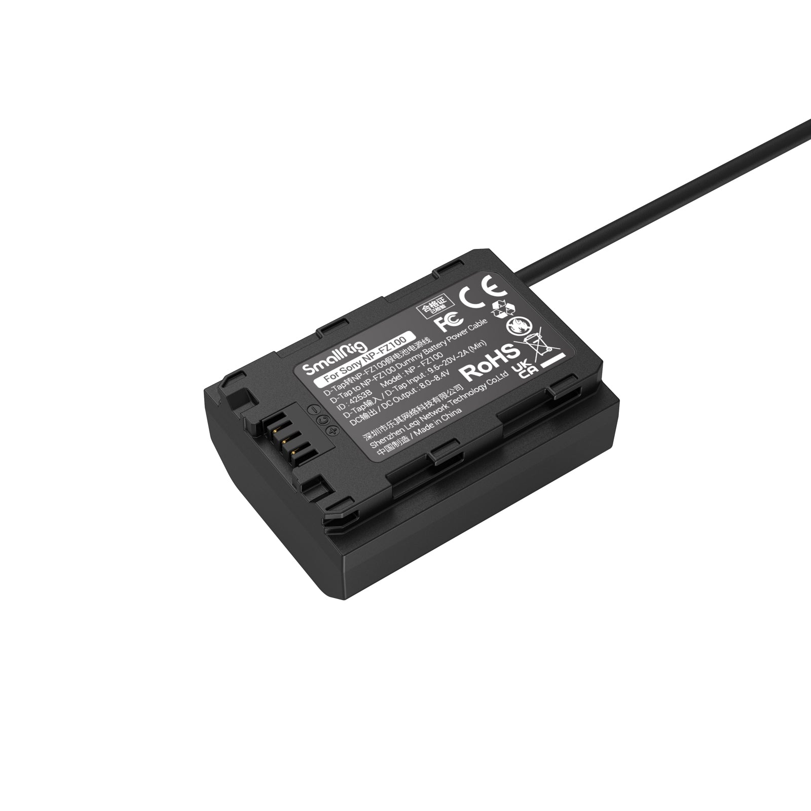 SmallRig D-Tap to Dummy Battery Power Cable (NP-FZ100)