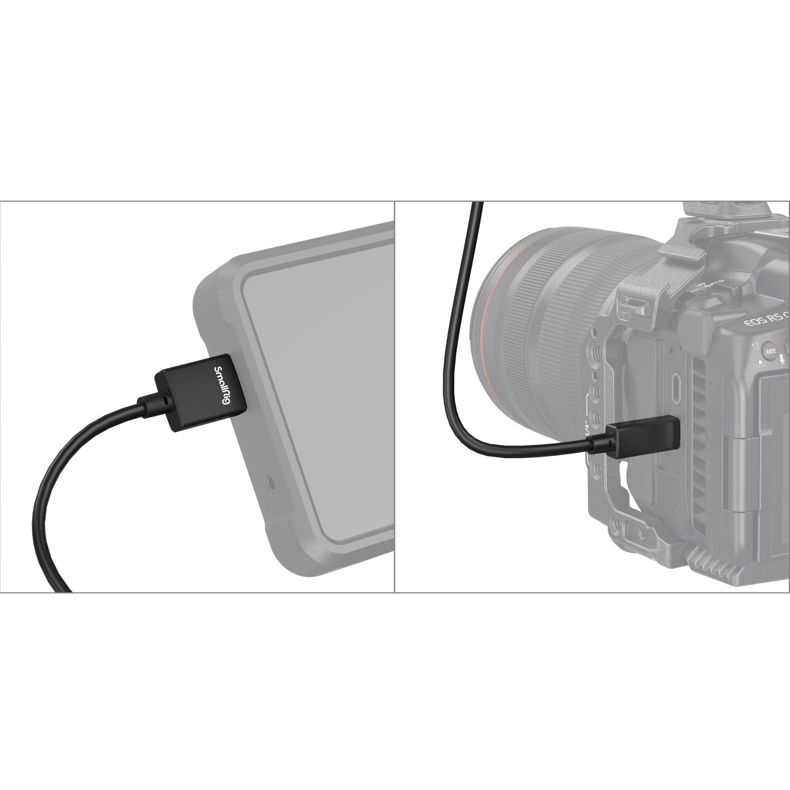 SmallRig Ultra-Slim 4K HDMI Data Cable (D to A) (55cm)