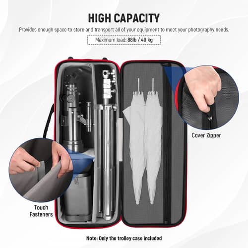 Neewer PB009 Trolley Case with Wheels