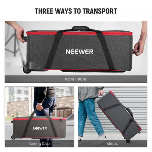Neewer PB009 Trolley Case with Wheels