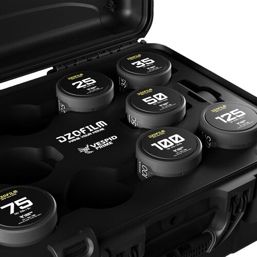 DZOFilm VESPID Prime 7-Lens Kit V2 (PL and EF Mounts)