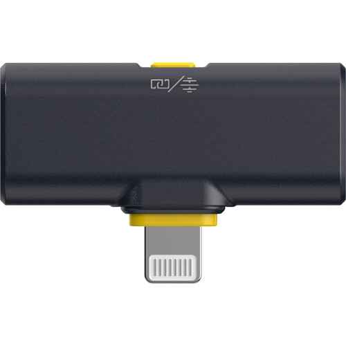 Hollyland LARK M2 Wireless Receiver with Lightning Connector for iOS Devices (2.4 GHz, Shine Charcoal)