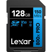 LEXAR PROFESSIONAL 32 GB/64 GB/128 GB/256 GB 800X PRO SDXC UHS-I CARD - 128 GB