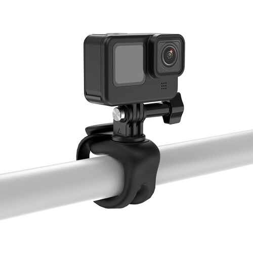 TELESIN Rubber Handlebar Mount for Action Cameras (Black)