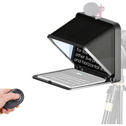 LENSGO TC7 Portable Teleprompter for Smartphones, Tablets and Select DSLR/Mirrorless Cameras