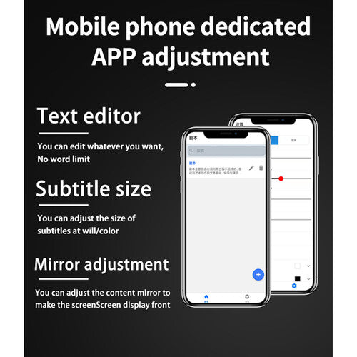 LENSGO TC7S Portable Teleprompter for Smartphones180