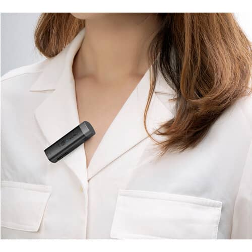 OBSBOT BY-WM3U Mini Wireless Microphone System for Mobile Devices and Cameras (2.4 GHz)