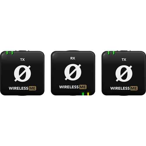RODE Wireless ME Dual Compact Digital Wireless Microphone System (2.4 GHz, Black)