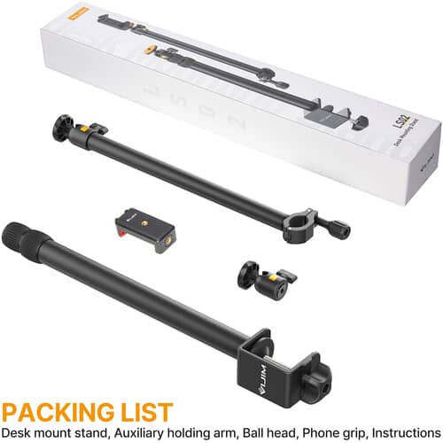 Ulanzi VIJIM LS02 Camera Desk Mount Stand with Auxiliary Holding Arm