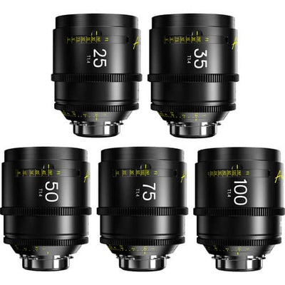 DZOFilm Arles FF/VV Prime Cine 5-Lens 25/35/50/75/100mm Set (ARRI PL)