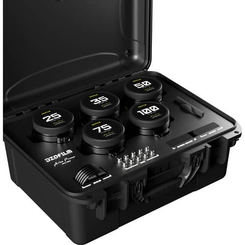 DZOFilm Arles FF/VV Prime Cine 5-Lens 25/35/50/75/100mm Set (ARRI PL)