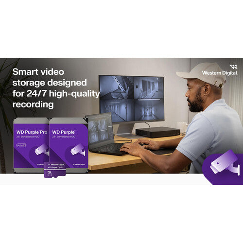 Western Digital 4TB Purple SATA Surveillance Hard Drive (WD44PURZ)