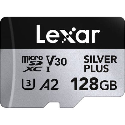 128GB Lexar® Professional SILVER PLUS microSDXC™ UHS-I cards