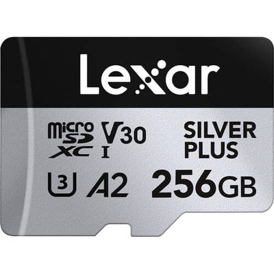 Lexar 256GB Professional SILVER PLUS microSDXC™ UHS-I cards