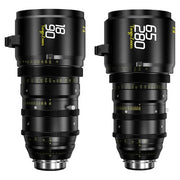 DZOFilm Tango 18-90mm T2.9 and 65-280mm T2.9-4 S35 Zoom Lens Bundle (ARRI PL and Canon EF, Feet)