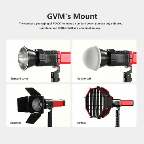 GVM PD60C RGB LED Pocket Light