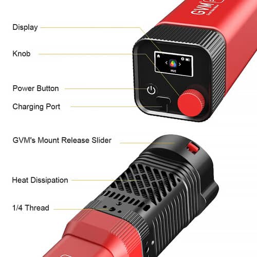 GVM PD60C RGB LED Pocket Light