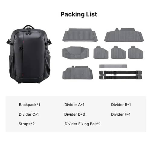Ulanzi BP09 Camera Backpack 22L (Black)