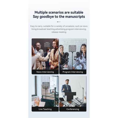 Desview TP300 19" Portable Teleprompter with Self-Reversing Monitor