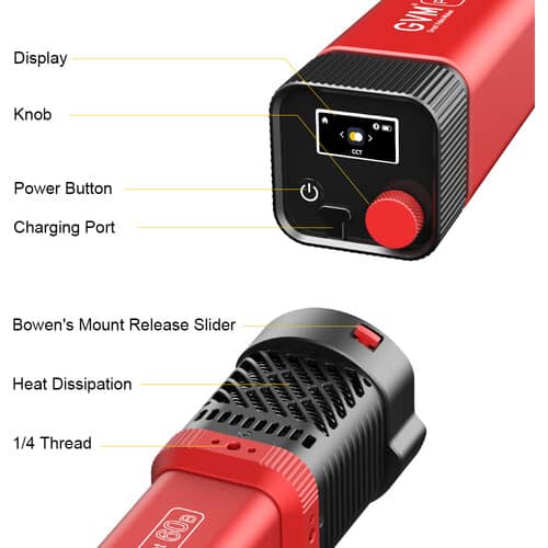 GVM PD60B Bi-Color LED Pocket Light
