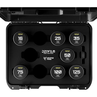 DZOFilm VESPID Prime 7-Lens Kit V2 (PL and EF Mounts)